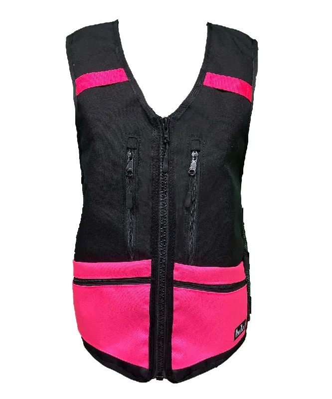Plus - size men vest with an extended length for a comfortable fitSide Hustle - Hot Pink/Black Plus - size men vest with an extended length for a comfortable fitSide Hustle - Hot Pink/Black