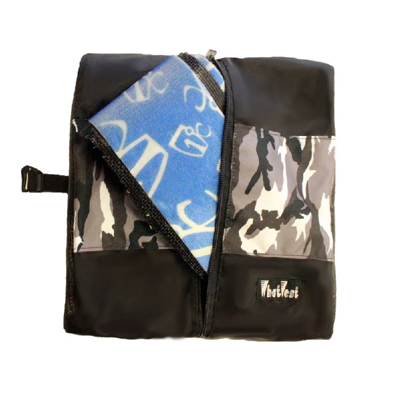 Lightweight men vest made from recycled materials for eco - conscious consumersSkins Bag - Snow Camo Lightweight men vest made from recycled materials for eco - conscious consumersSkins Bag - Snow Camo