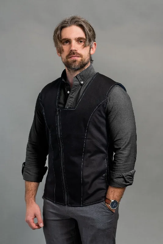 Plus - size men vest with an extended length for a comfortable fitStarfleet 2293 Vest - Section 31 [Mens]