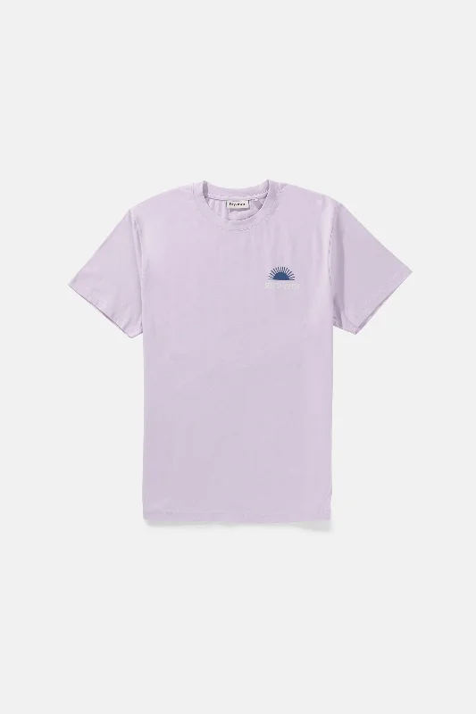 Men's mock - neck t - shirts with a modern and sleek styleAwake Ss T-Shirt Lavender