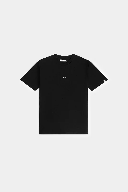 Men's mock - neck t - shirts with a modern and sleek styleBrand Box Fit T-Shirt Jet Black Men's mock - neck t - shirts with a modern and sleek styleBrand Box Fit T-Shirt Jet Black
