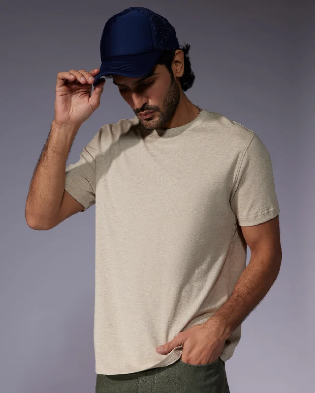 Luxe Glider T-Shirt - Beige