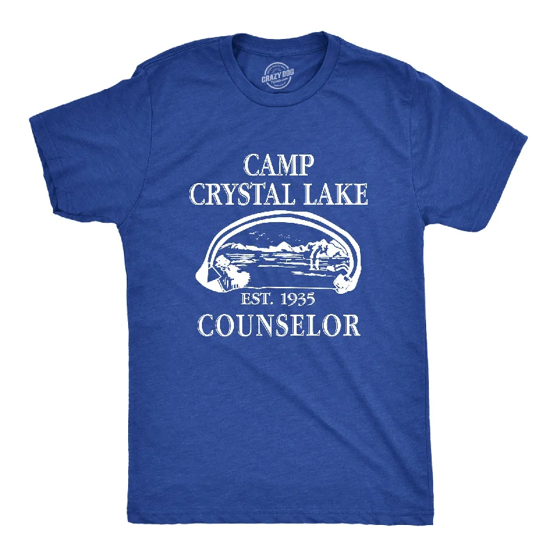 Men's moisture - wicking athletic t - shirts for intense workoutsCamp Crystal Lake Men's T Shirt Men's moisture - wicking athletic t - shirts for intense workoutsCamp Crystal Lake Men's T Shirt