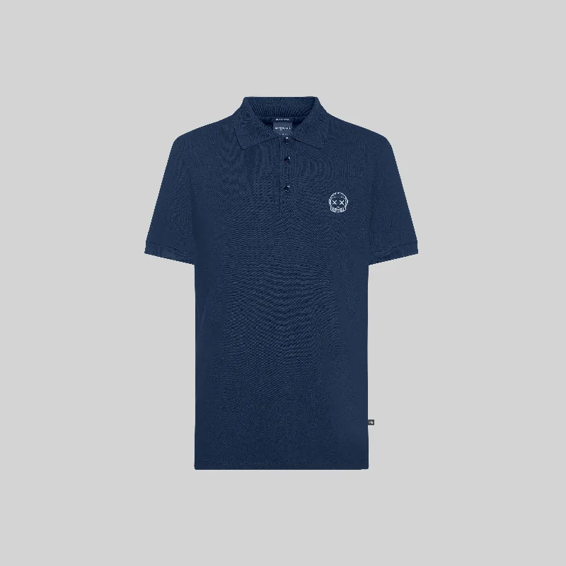 Men's vintage - inspired retro polo shirts with unique patternsENSA NAVY POLO