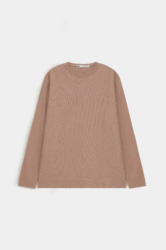 Men's ribbed t - shirts with a textured finish for added styleRibbed Basic T-shirt