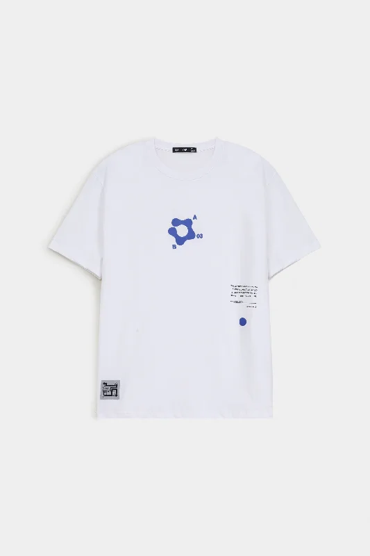 Men's ribbed t - shirts with a textured finish for added styleSlogan T-shirt