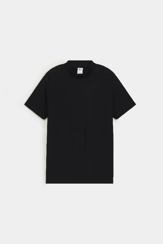 Men's lightweight performance t - shirts for running marathonsBasic Mock Neck T-shirt