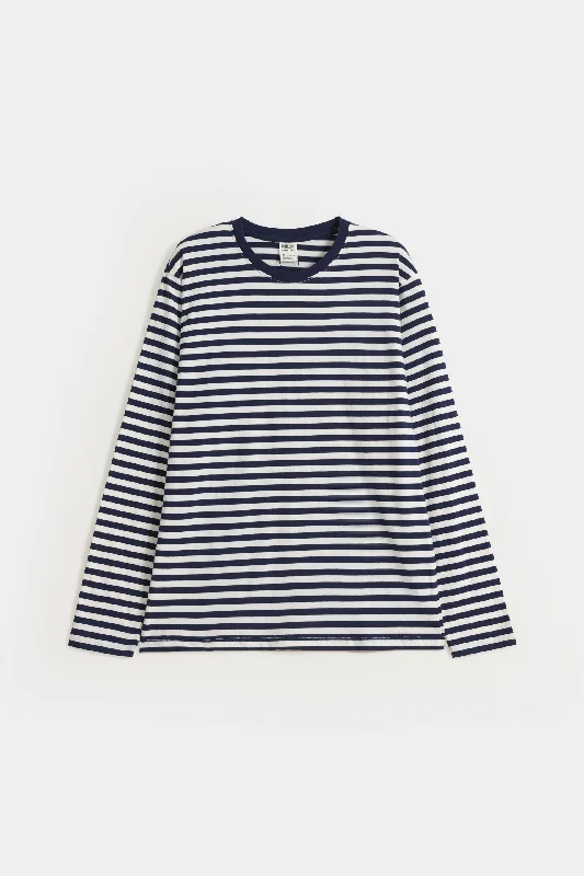 Men's organic cotton crew - neck t - shirts for everyday comfortStriped Full Sleeve T-shirt