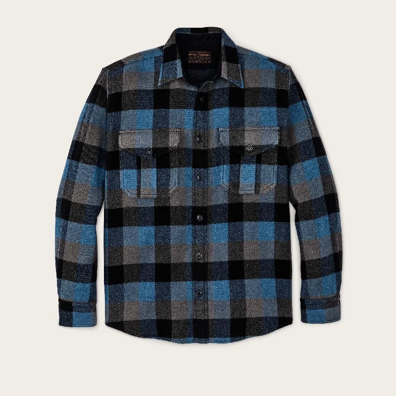Men's anti - wrinkle long sleeve travel shirts for hassle - free tripsNORTHWEST WOOL SHIRT Men's anti - wrinkle long sleeve travel shirts for hassle - free tripsNORTHWEST WOOL SHIRT