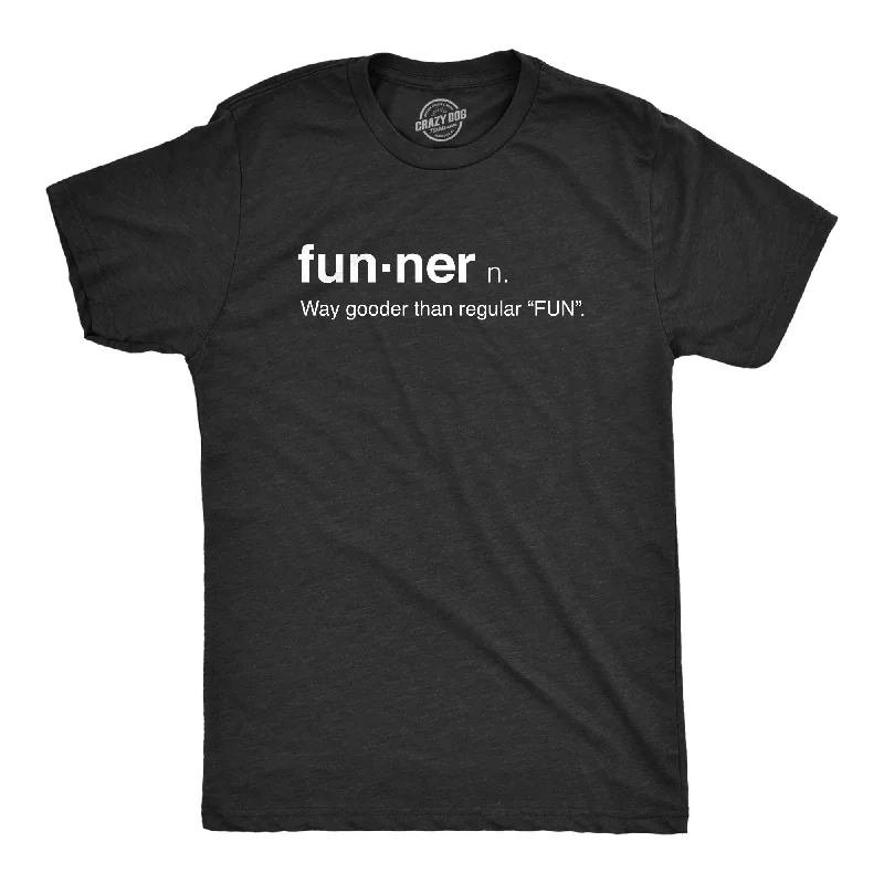 Men's printed Hawaiian t - shirts for tropical vacationsFunner Definition Men's T Shirt