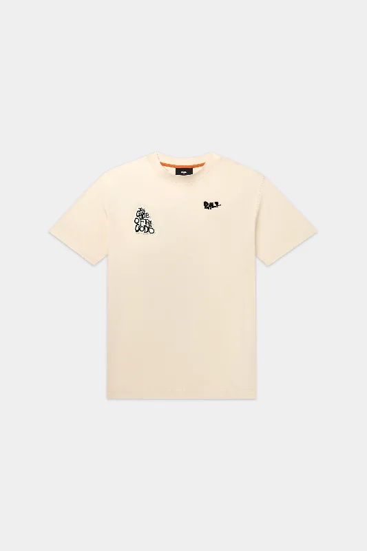 Game of the Gods Graffiti Box Fit T-Shirt White Swan