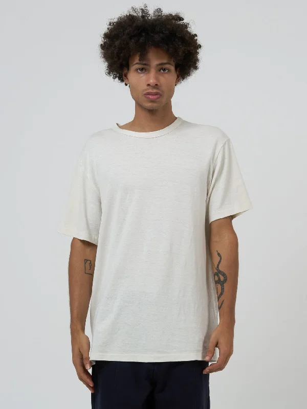 longline tank tops for menHemp Thrills Embro Lightweight Merch FIt Tee - Dirty White longline tank tops for menHemp Thrills Embro Lightweight Merch FIt Tee - Dirty White