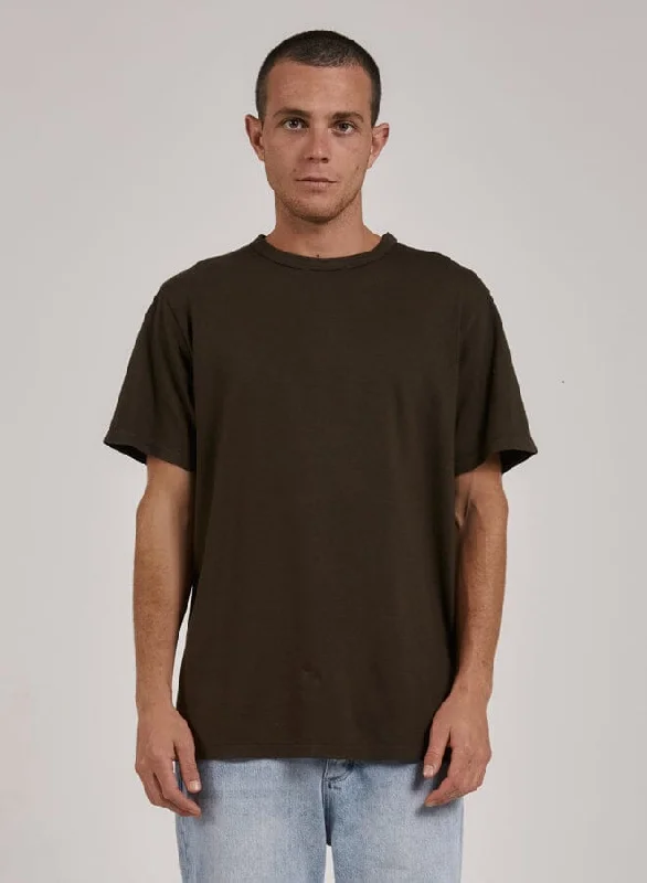 Hemp Thrills Embro Merch Fit Tee - Tarmac