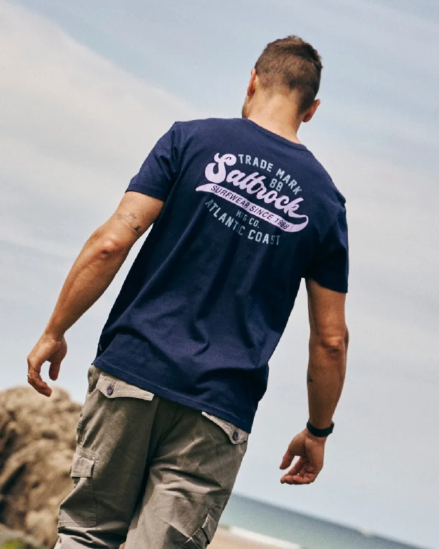 Men's lightweight performance t - shirts for running marathonsHome Run - Mens Short Sleeve T-Shirt - Dark Blue