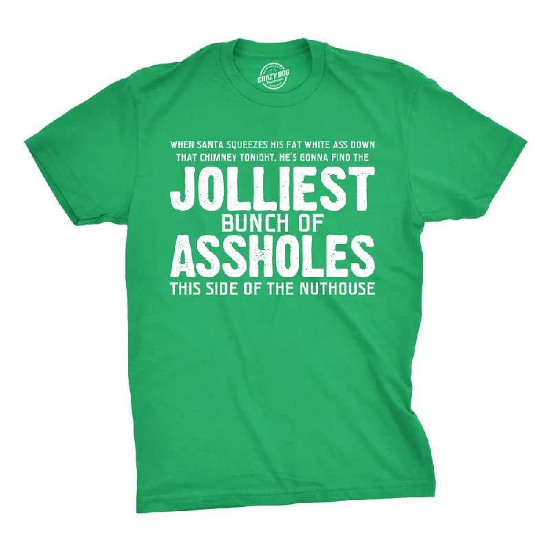 Men's lightweight performance t - shirts for running marathonsJolliest Bunch Of Assholes Men's T Shirt Men's lightweight performance t - shirts for running marathonsJolliest Bunch Of Assholes Men's T Shirt
