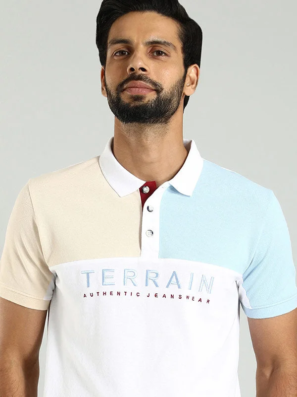 Men's budget - friendly basic polo shirts in multiple colorsMen Color Block Polo T-Shirt Men's budget - friendly basic polo shirts in multiple colorsMen Color Block Polo T-Shirt