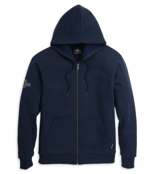Men's breathable long sleeve mesh shirts for intense workoutsMen's Chainstitch Embroidery Graphic Zip Front Hoodie - Dark Sapphire 96135-22VM Men's breathable long sleeve mesh shirts for intense workoutsMen's Chainstitch Embroidery Graphic Zip Front Hoodie - Dark Sapphire 96135-22VM