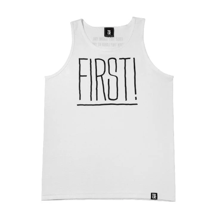 True Mens First Tank Top White