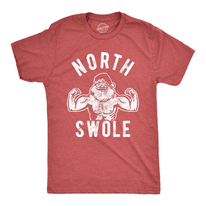 Men's distressed denim - look t - shirts with a rugged appealNorth Swole Men's T Shirt