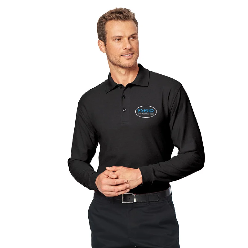 Port Authority Silk Touch Long Sleeve Polo