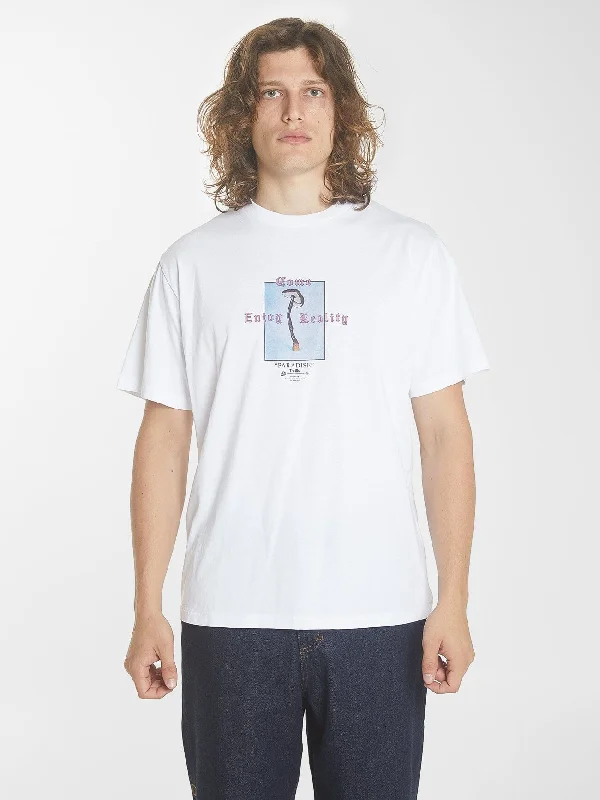 Reality Check Merch Fit Tee - White