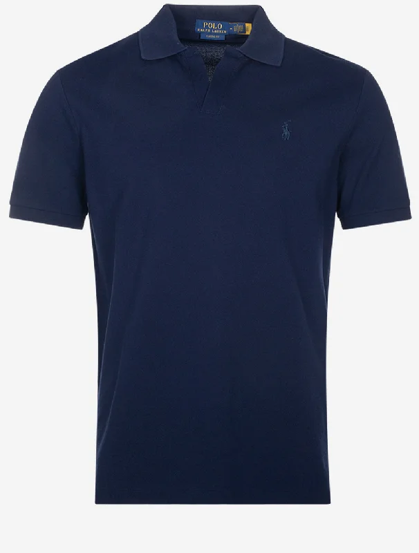 Men's high - collar polo shirts with a modern twistClassic Fit Stretch Polo Shirt Cruise Navy Men's high - collar polo shirts with a modern twistClassic Fit Stretch Polo Shirt Cruise Navy