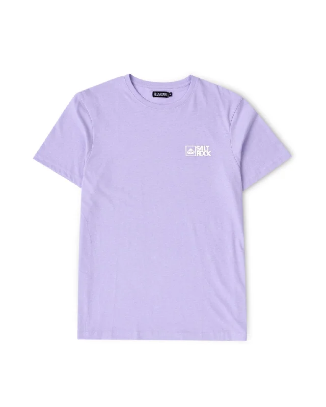 Men's organic cotton crew - neck t - shirts for everyday comfortSaltrock Original - Mens Short Sleeve T-Shirt - Lilac