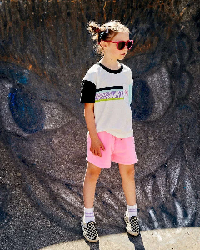 Men's polo t - shirts with a contrast collar for a preppy lookSoda - Recycled Kids Short Sleeve T-Shirt - White Men's polo t - shirts with a contrast collar for a preppy lookSoda - Recycled Kids Short Sleeve T-Shirt - White