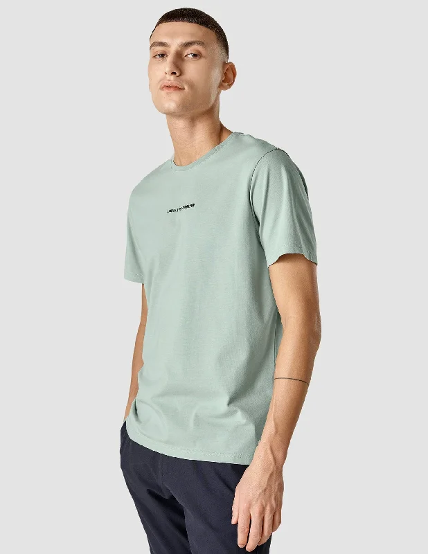 Men's stretchable athletic polo shirts for fitness workoutsSupima Autograph T-shirt Calm Green
