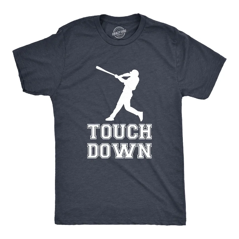 Touch Down Baseball Bat Men's T Shirt