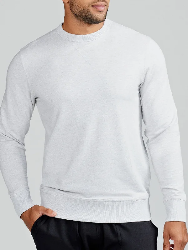 Men's button - front long sleeve Henley shirts with a casual charmVarsity French Terry Sweatshirt Men's button - front long sleeve Henley shirts with a casual charmVarsity French Terry Sweatshirt