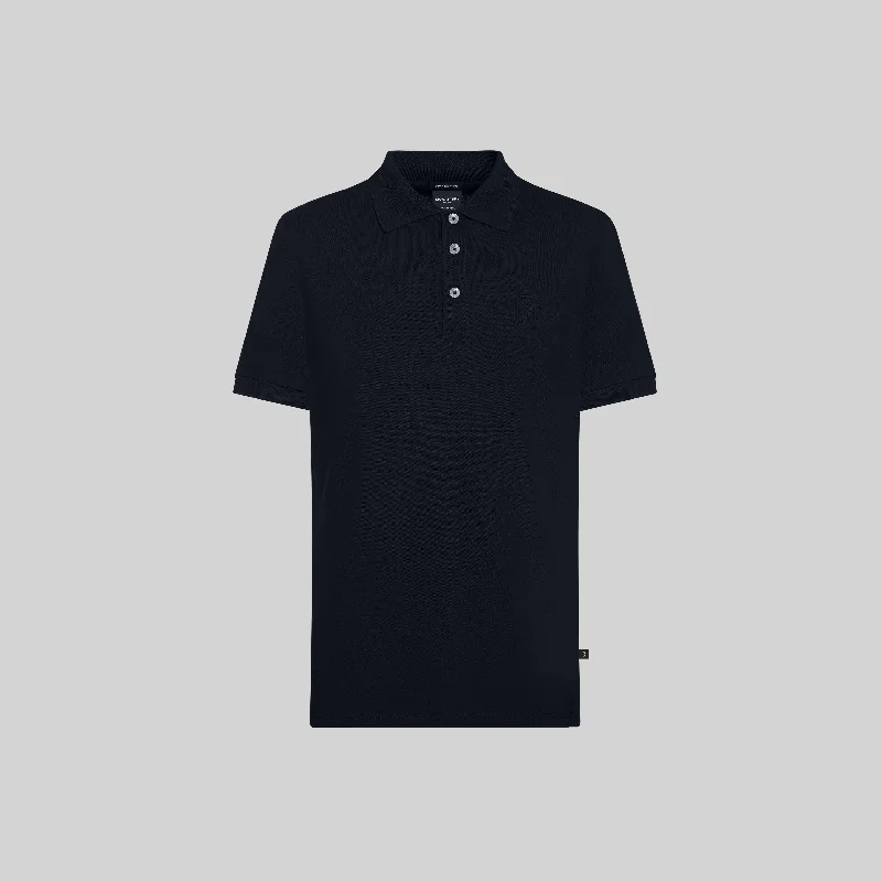 Men's color - block polo shirts with a bold fashion statementZAID NAVY POLO