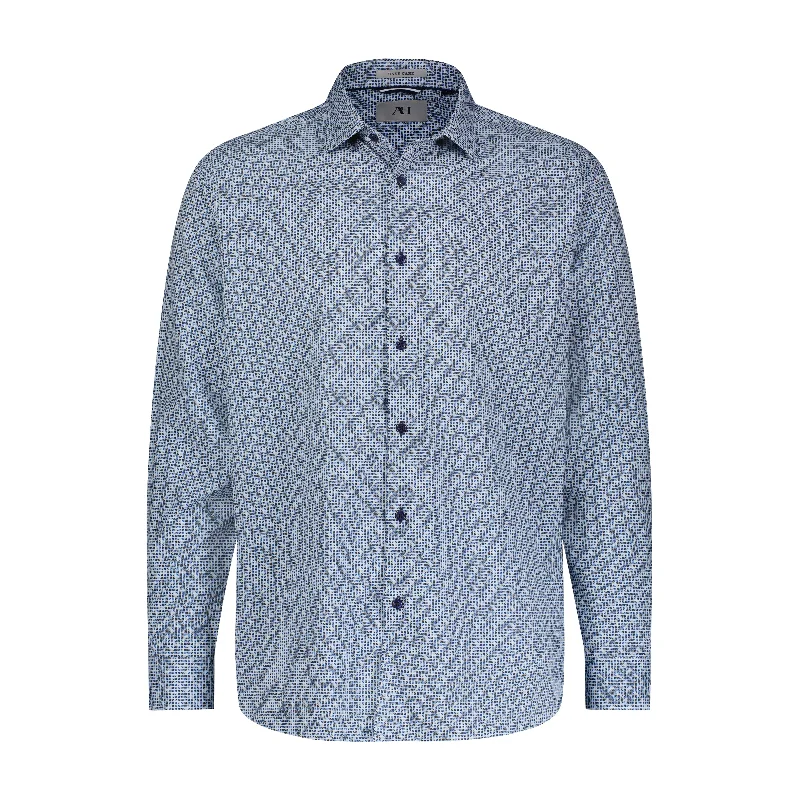 Men's organic cotton crew - neck t - shirts for everyday comfortAbstract Link Printed Shirt Men's organic cotton crew - neck t - shirts for everyday comfortAbstract Link Printed Shirt