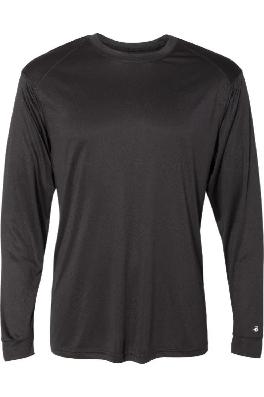 Men's button - front t - shirts with a unique artistic printBadger Ultimate SoftLock Long Sleeve T-Shirt