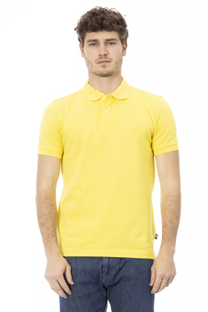 Men's long - sleeve henley t - shirts with button - down placketsBaldinini Trend  Cotton Men Men's Polo