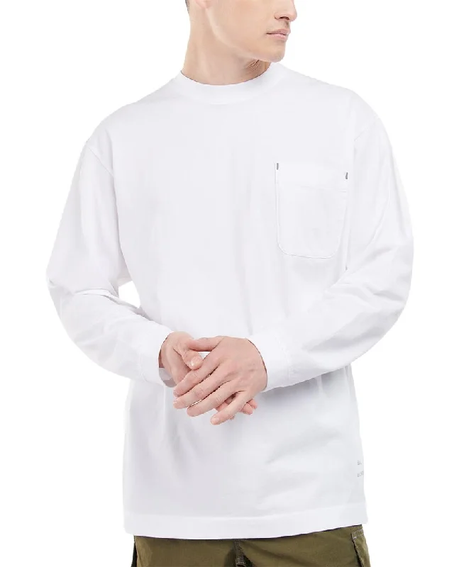 Men's long - sleeve henley t - shirts with button - down placketsBarbour And Shirt