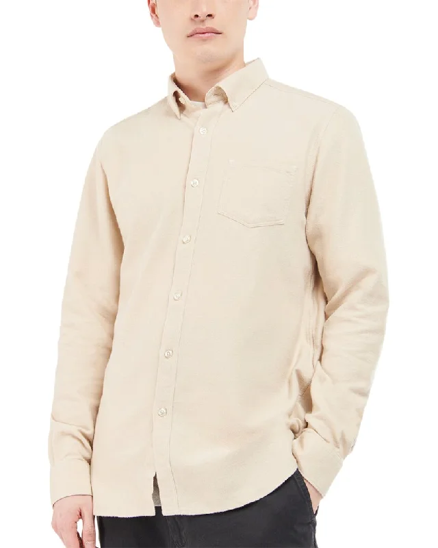 Men's distressed denim - look t - shirts with a rugged appealBarbour Jennings Shirt