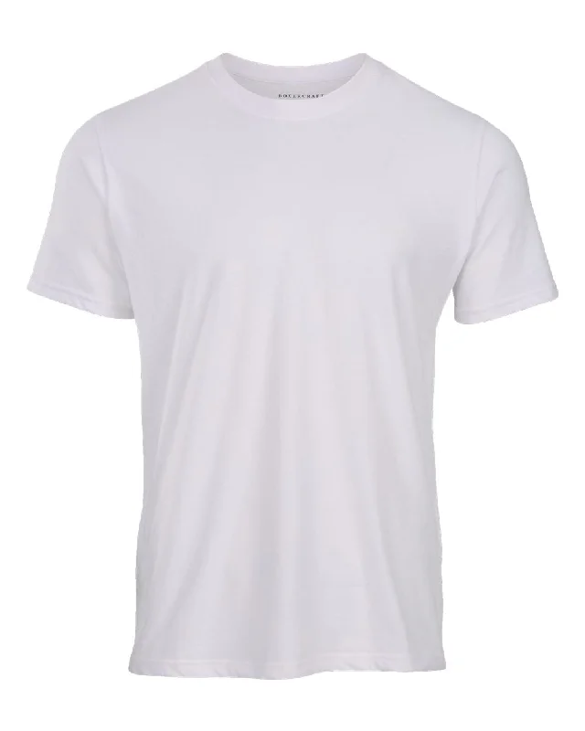 Men's thermal t - shirts with a high - neck design for cold weatherBasic Crew T-Shirt