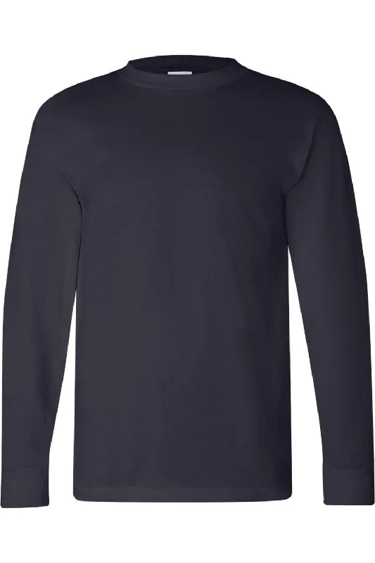 Men's organic cotton crew - neck t - shirts for everyday comfortBayside USA-Made Long Sleeve T-Shirt