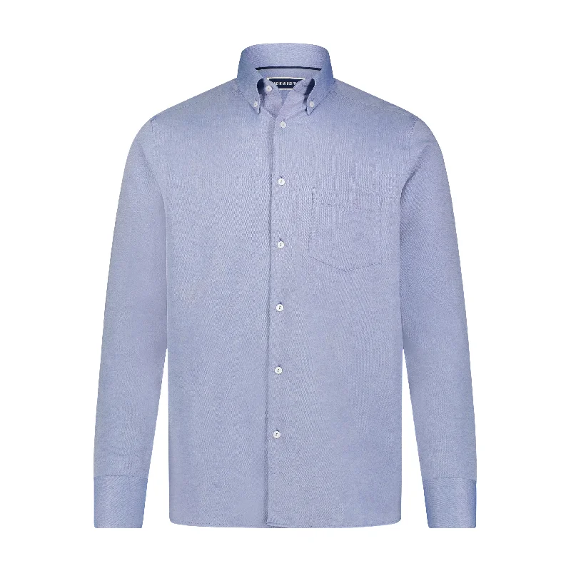 Men's slim - fit graphic t - shirts with vintage rock band printsBlue Pocket Oxford Shirt Men's slim - fit graphic t - shirts with vintage rock band printsBlue Pocket Oxford Shirt