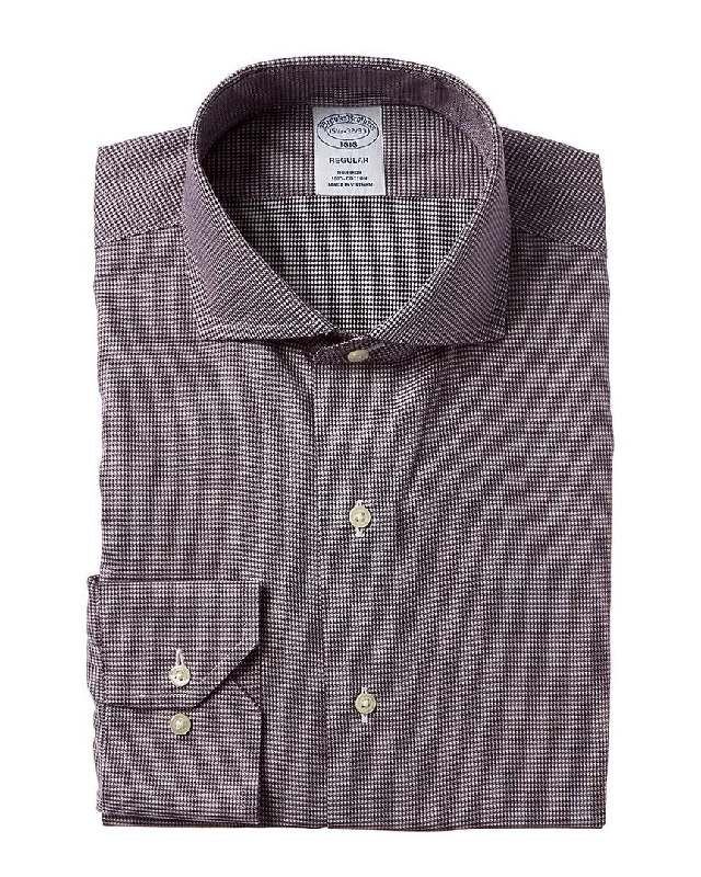 Men's UV - protection t - shirts for outdoor activities in the sunBrooks Brothers Regular Fit Dress Shirt