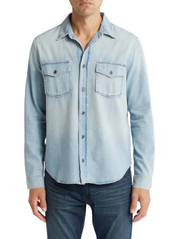 Men's plus - size pocket t - shirts with a classic lookCairo Utility Shirt In Tempo