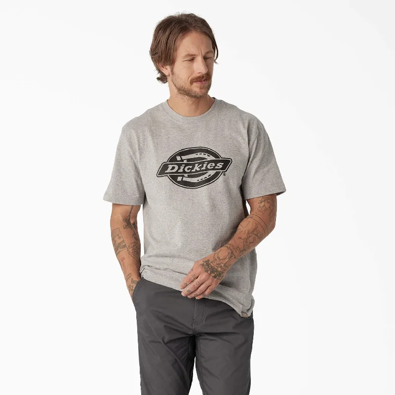 Men's antimicrobial t - shirts for odor - free freshness during travelDickies Short Sleeve Heavyweight Logo T-Shirt