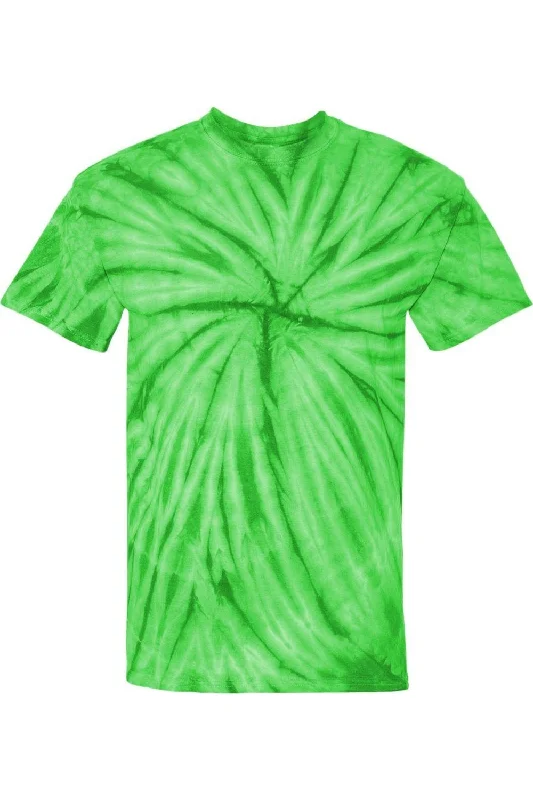 Men's v - neck muscle t - shirts for a body - building aestheticDyenomite Cyclone Pinwheel Tie-Dyed T-Shirt