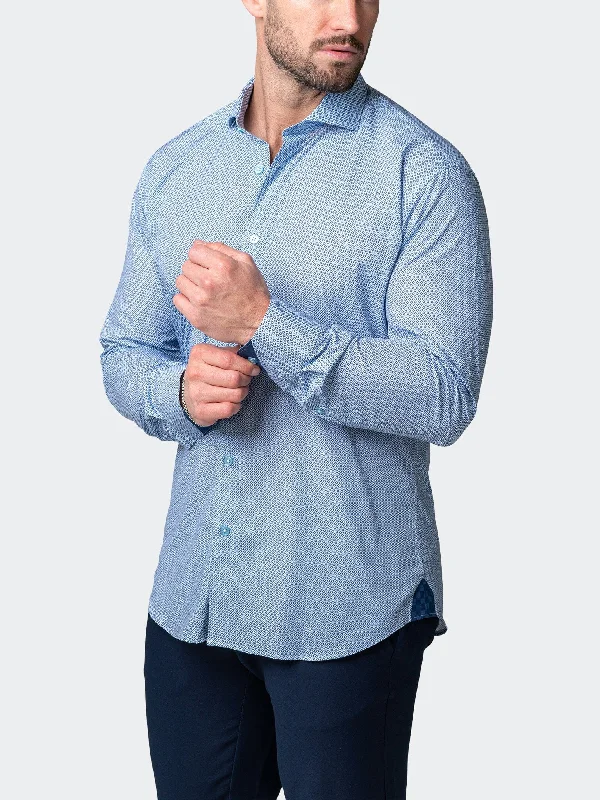 Men's ribbed t - shirts with a textured finish for added styleEinstein Strch Blue