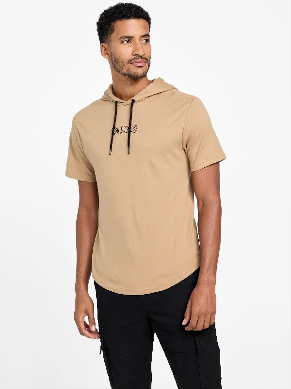 Men's eco - friendly recycled t - shirts for sustainable fashion choicesEsai Logo Hooded Tee