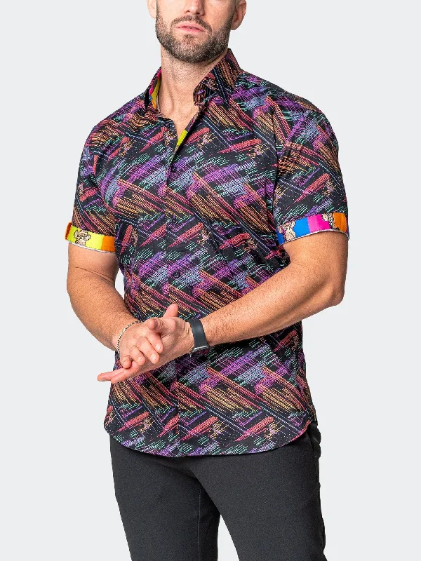 Men's distressed denim - look t - shirts with a rugged appealGalileo Eighties Multi