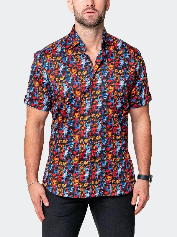 Men's mock - neck t - shirts with a modern and sleek styleGalileo QwanTwo Multi