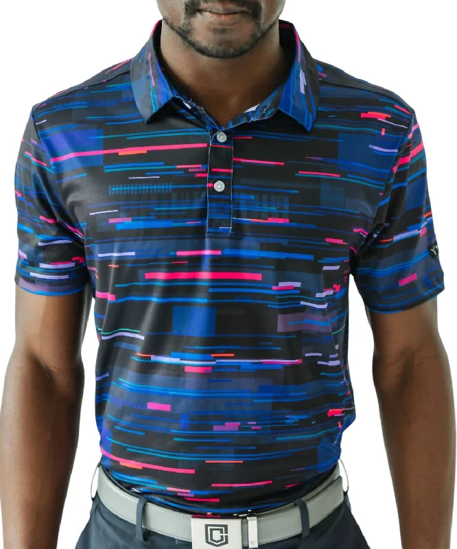 Men's thermal t - shirts with a high - neck design for cold weatherGolf Polo In Light Wave