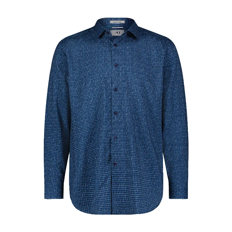 Men's printed Hawaiian t - shirts for tropical vacationsHerringbone Printed Shirt